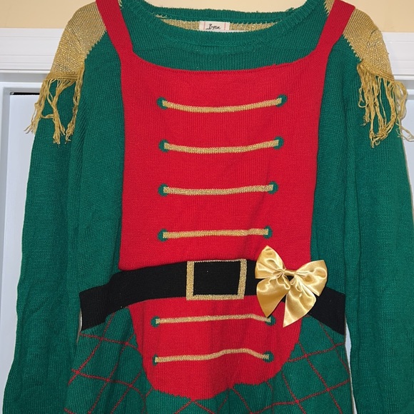 Ugly Christmas Sweater Dress NWT - Picture 2 of 7